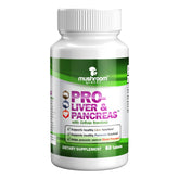 PRO-Liver & Pancreas bottle with label highlighting natural, vegan, non-GMO attributes