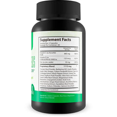 Pro Pancreas Cleanse bottle label closeup highlights vitamins and natural extracts