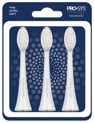 PRO-SYS VarioSonic V110 Ultra Soft replacement heads – pack of 3