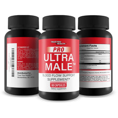 Nutrition facts panel of Pro Ultra Male
