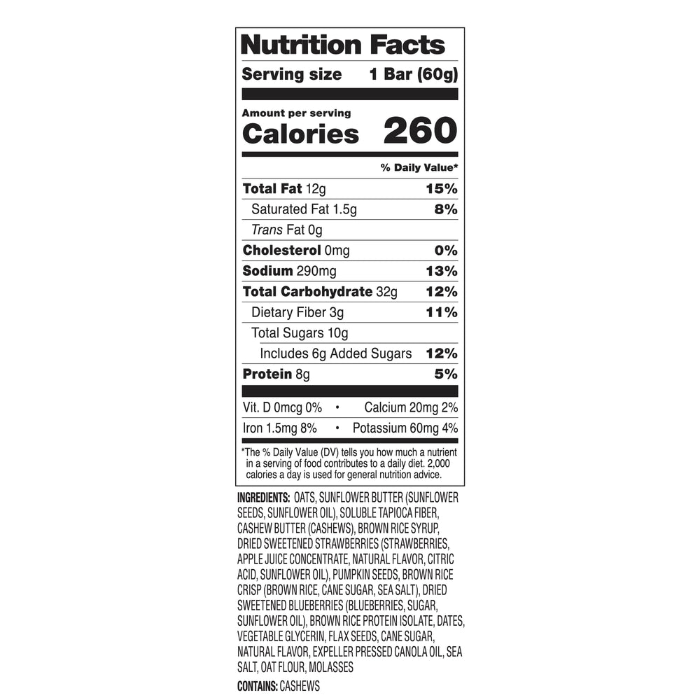 Probar GO Mixed Berry bars in-pack highlight the convenient 12-pack for snacking anywhere.