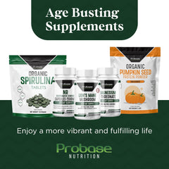 Product packaging and branding for Probase Nutrition Lions Mane supplement