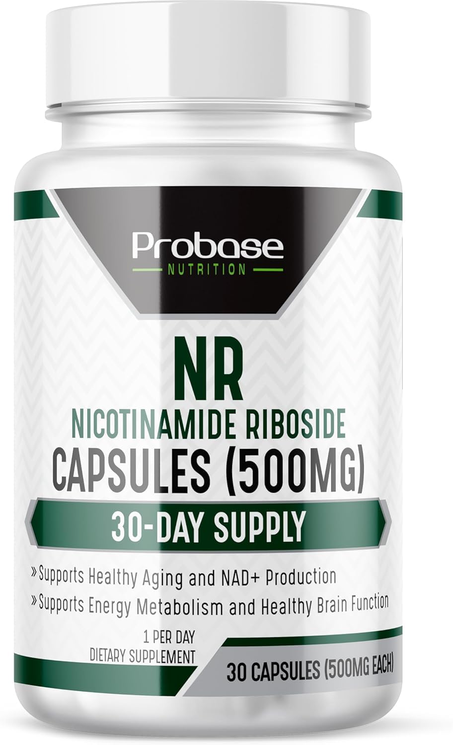 Probase Nutrition Nicotinamide Riboside bottle front signaling daily energy support