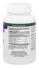 Back label showing ingredients and supplement facts