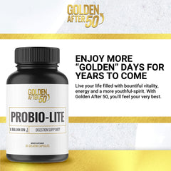 Close-up view of Probio-Lite probiotic capsules