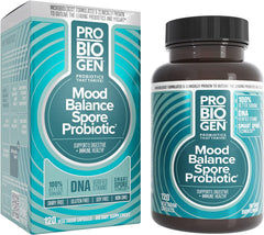 Probiogen Stress & Mood Balance Probiotic with Ashwagandha bottle label