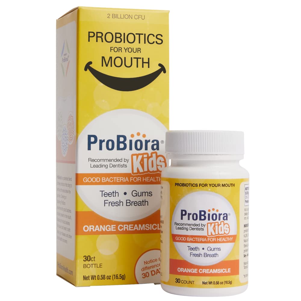 Brand logo with orange accents for ProBiora Kids