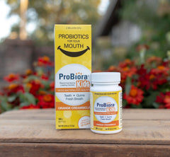 ProBiora Kids packaging and nutritional information label