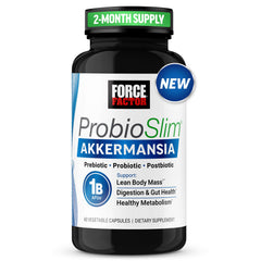 ProbioSlim Akkermansia probiotic bottle with 1 Billion AFUs of Akkermansia muciniphila