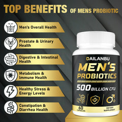 12-strain probiotic blend for men's health