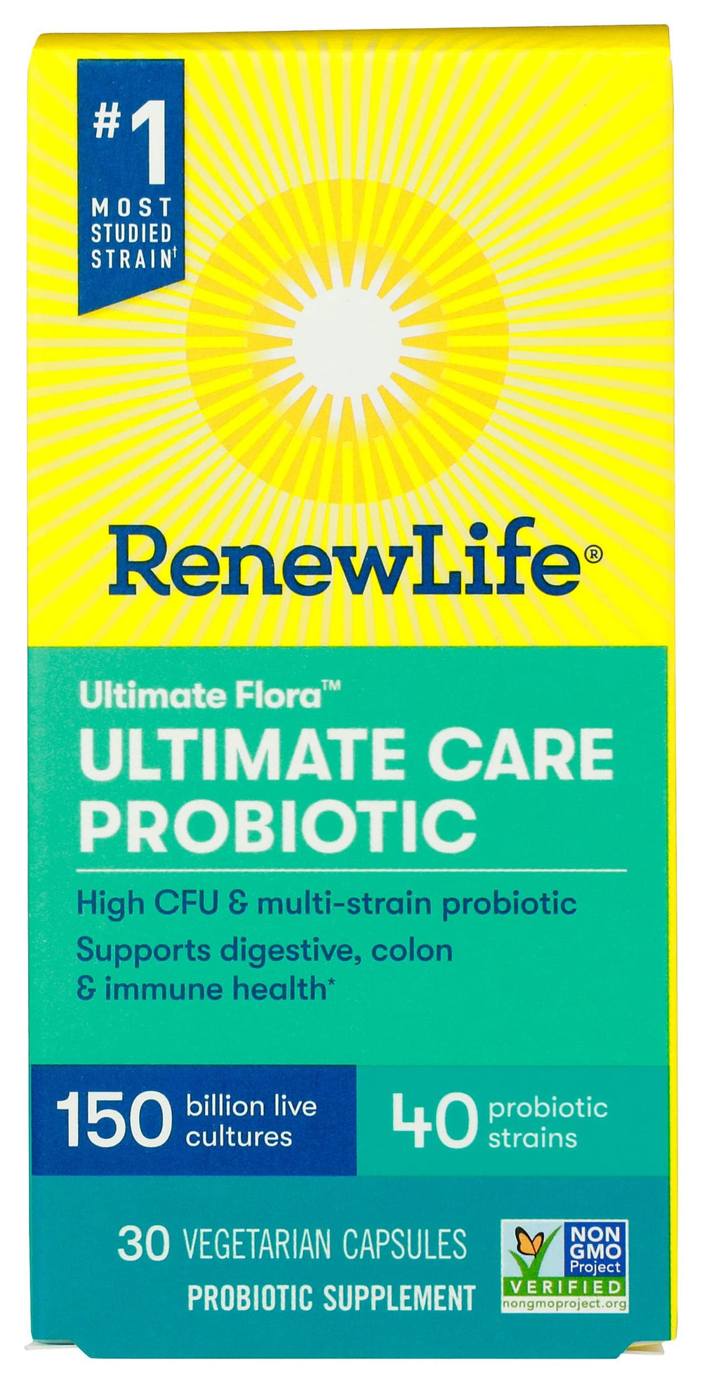 PROBIOTIC 150B ULTMT Care bottle label