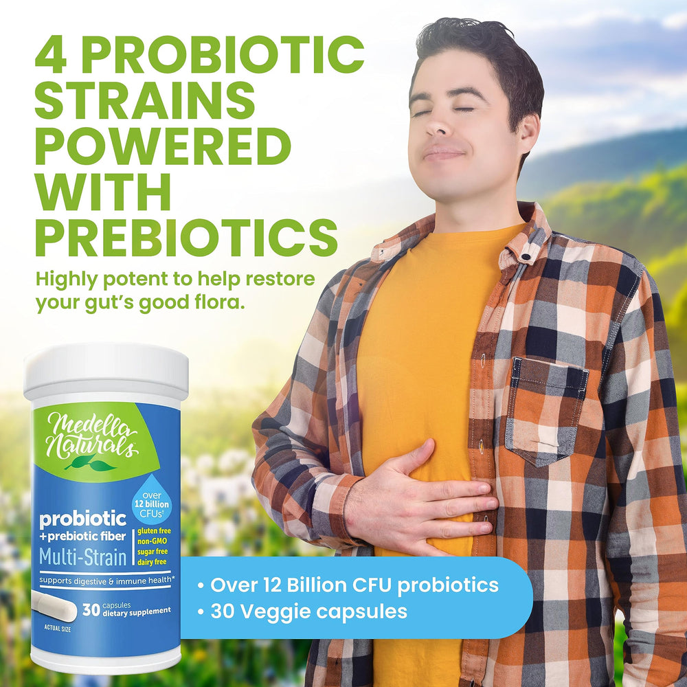 Close-up of probiotic capsules