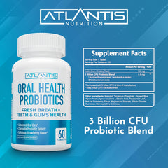 3 Billion CFU probiotic blend including L. paracasei, L. reuteri, and B. lactis.