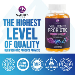 Supplement bottle on a white background with display