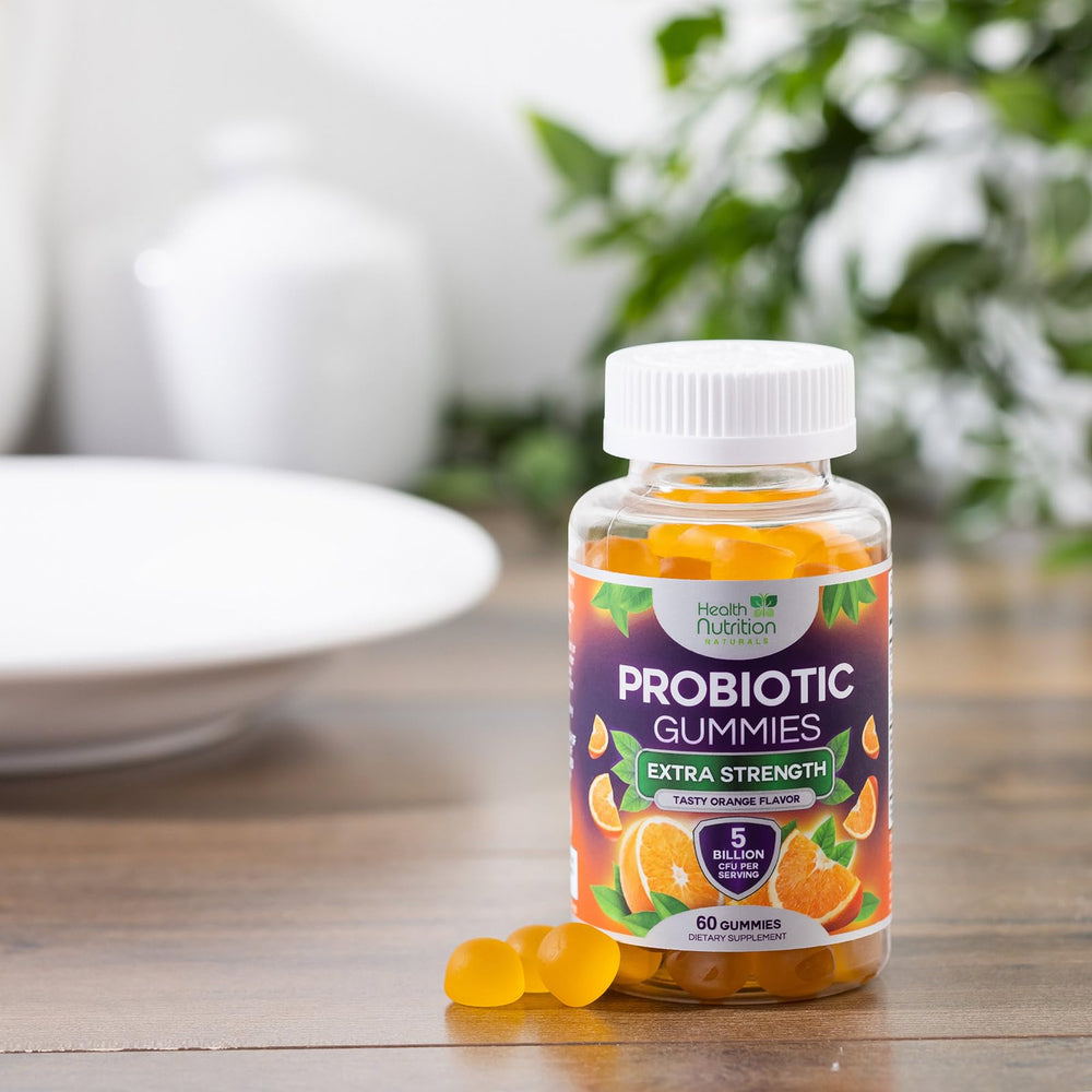 Kid friendly gummy bears illustrating daily probiotic use