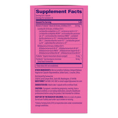 Capsules highlighting high-potency probiotic for digestion