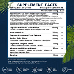 Graphic showing 24 probiotic strains and enzymes