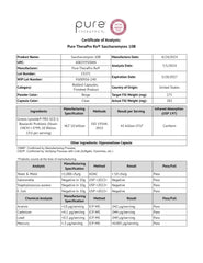High-potency 10 billion CFU Saccharomyces boulardii probiotic
