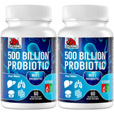 Probiotics for Men label with 500B CFU and 12 strains