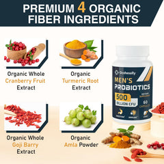 Turmeric, Cranberry, Goji and Amla extracts for men's health