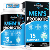 Front view of Probiotics for Men bottle with label
