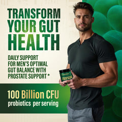Probiotic capsules for men's digestive health