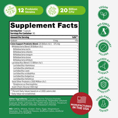 90-count bottle of Probulin Colon Support capsules