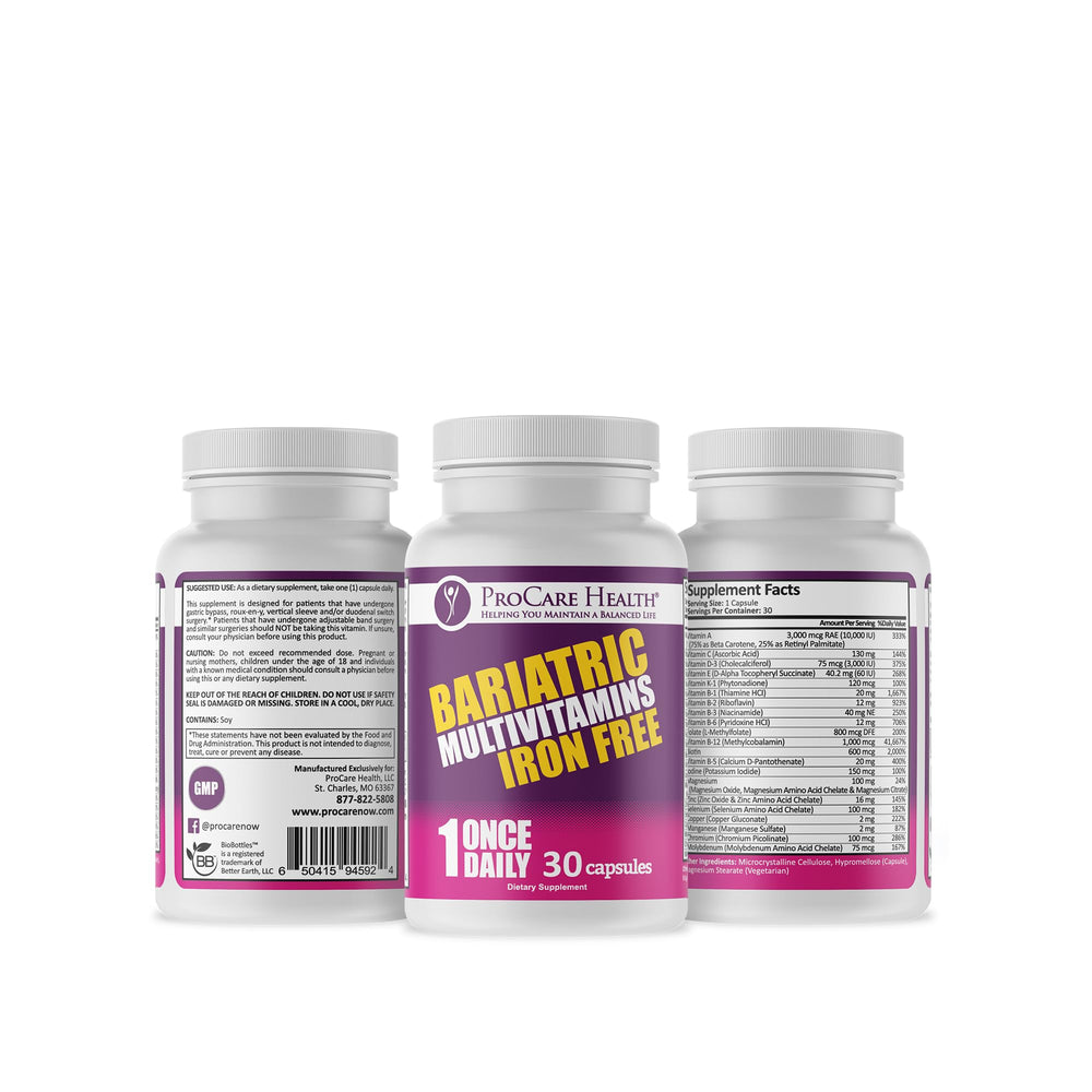 One month supply packaging and bottle