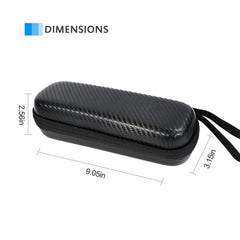Front view of closed ProCase with zipper and handle