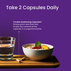 Nutrition facts panel highlighting 26 nutrients