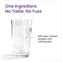 Ingredients and nutrition label for Proceive Myo-Inositol