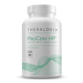 Front view of Theralogix ProCerv HP high-potency multivitamin bottle