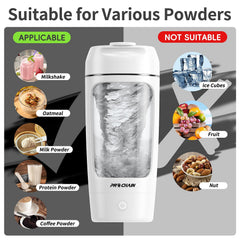 PROCHAIN powder storage cup keeps supplements organized for on-the-go shakes