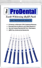ProDental Teeth Whitening Gel Refill 8 Pack – front view