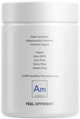 Front view of Codeage Akkermansia bottle