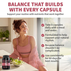 How to take: 3 capsules daily with a meal