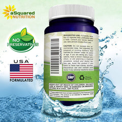 Product label close up showing ingredients