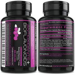 Product packaging featuring a 3-pack Vitamin C supplement