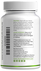Product packaging front and back views