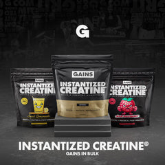 Product packaging with serving size information for creatine powder
