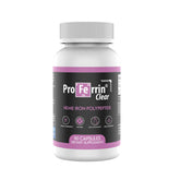 Proferrin Clear Heme Iron supplement bottle with 90 capsules