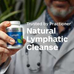 Professional Botanicals Lymph Detox ingredients close-up highlights herbal immune support.