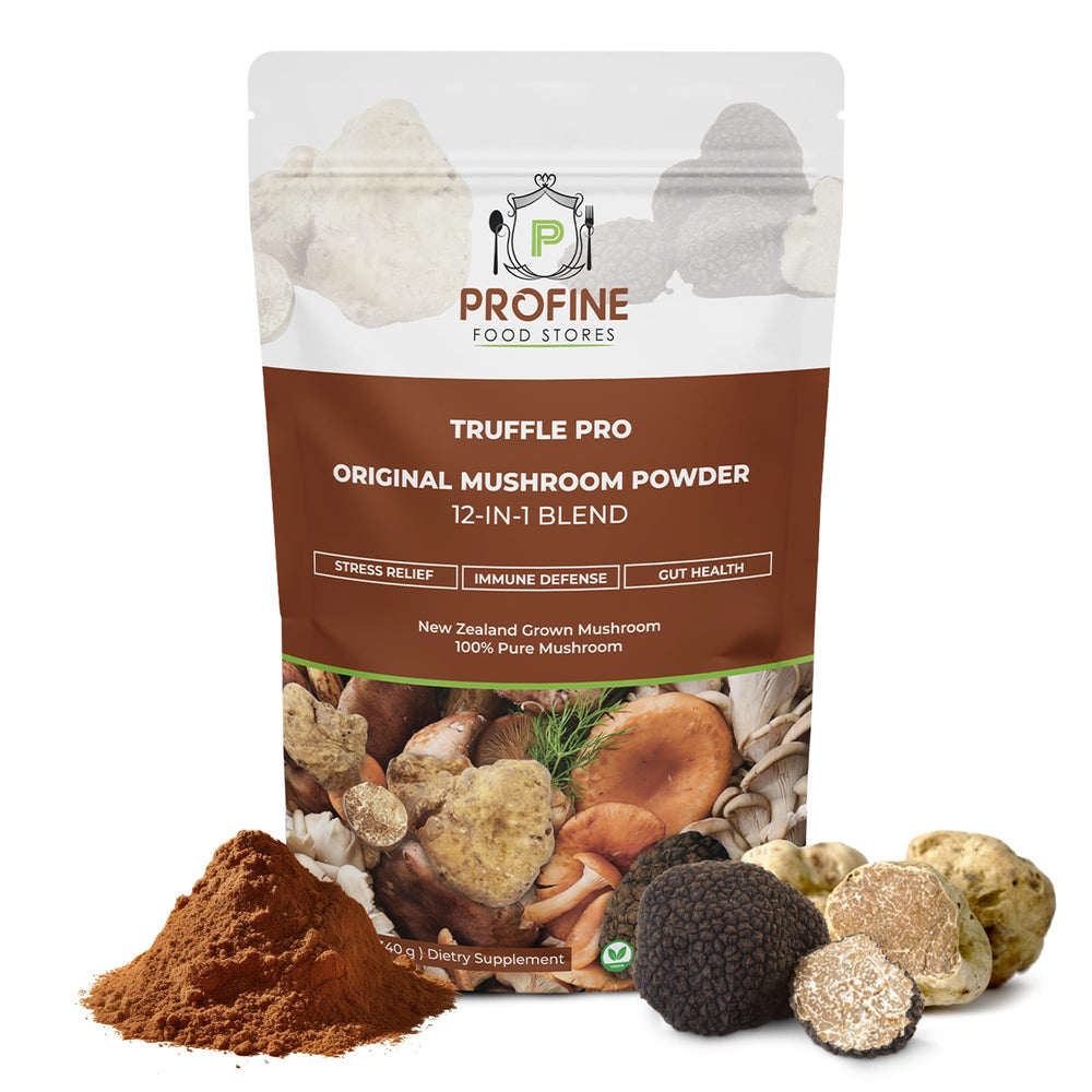 PROFINE Truffle PRO mushroom powder jar with label