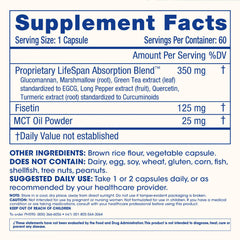 USA manufactured ProHealth Fisetin badge