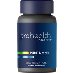 ProHealth Pure NMNH 125 mg bottle with 60 capsules