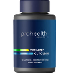 ProHealth Turmeric Curcumin bottle with 60 capsules