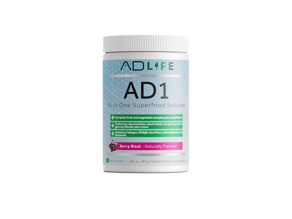 Project AD AD1 Berry Blast canister and scoop