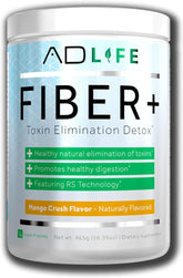 Project AD Fiber+ Mango powder tub, smooth texture ideal for daily digestion support.