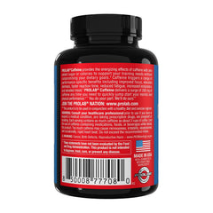 Packaging for ProLab Caffeine Tablets 200mg 300ct