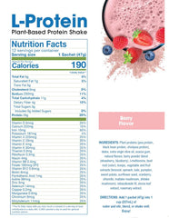 Prolon Longevity Berry workout scene underlines high-protein plant-based support.